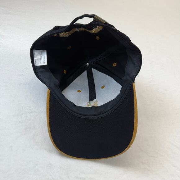 St Andrews Cap Hat Strap Back Adult Adjustable Black Brown Suede Old Golf Course - Picture 6 of 8